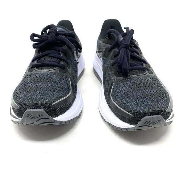 Saucony WOMEN'S OMNI 20 Black White Athletic Running Shoes - Picture 3 of 7
